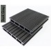 Composite Decking Board - Ash Grey Lined / Wood Grain Effect 3m - Plastic Decking PVC Decking WPC Decking Hollow Garden Exterior Decking Boards 